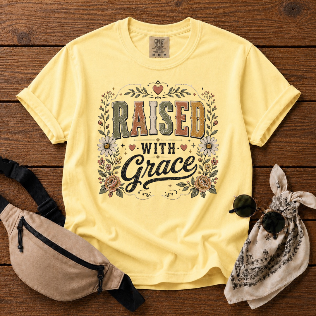 Raised With Grace Mama T-Shirt