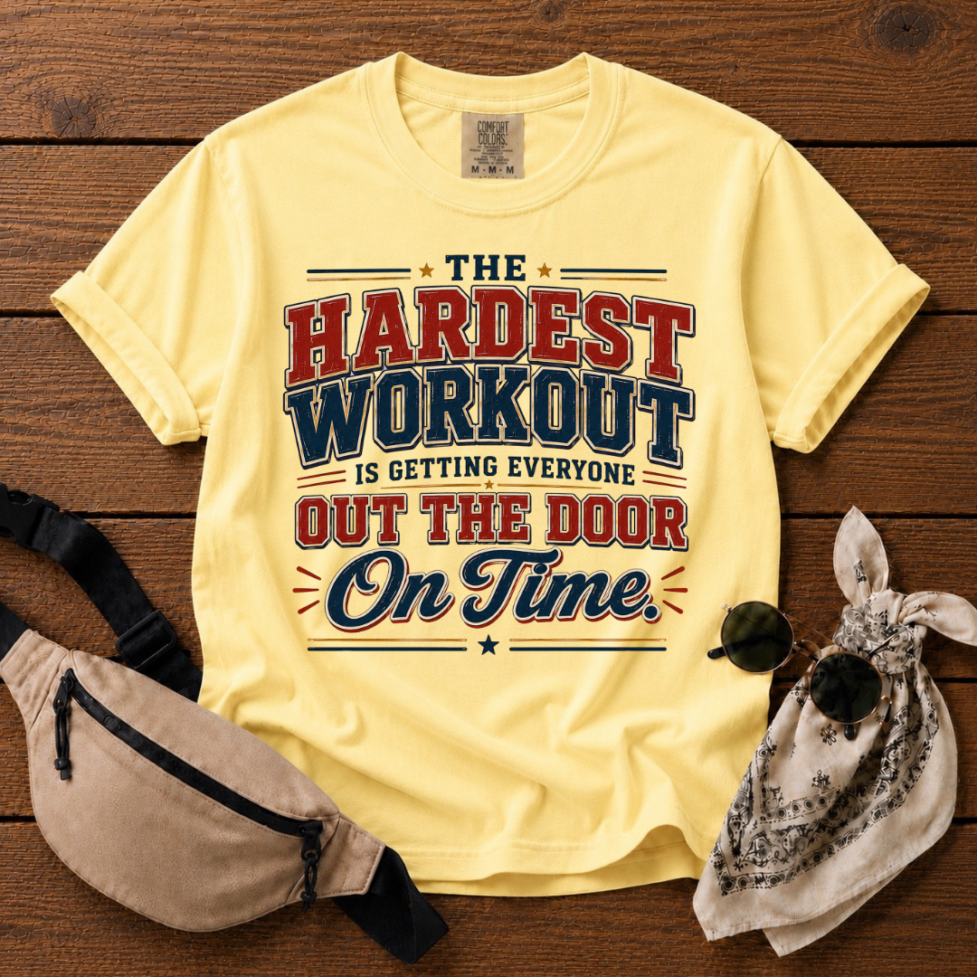 Hardest Workout Mom T-Shirt