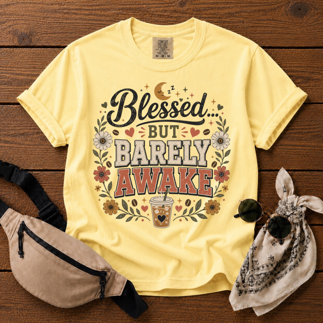 Barely Awake Mom T-Shirt