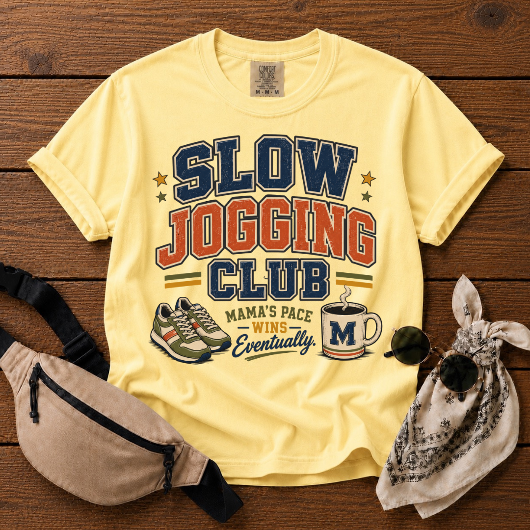 Slow Jogging Club Mom T-Shirt