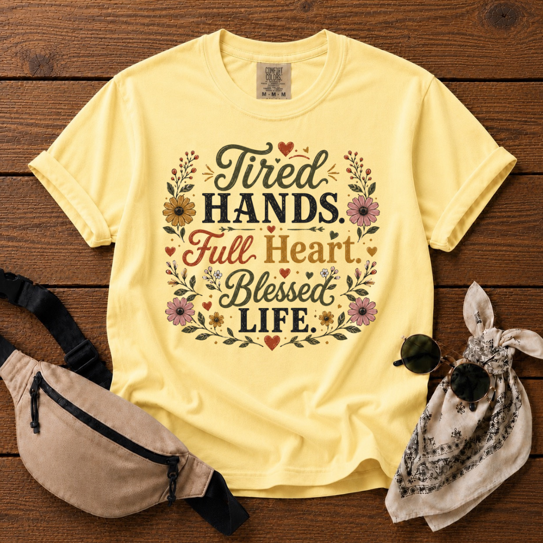 Tired But Blessed Mama Is T-Shirt