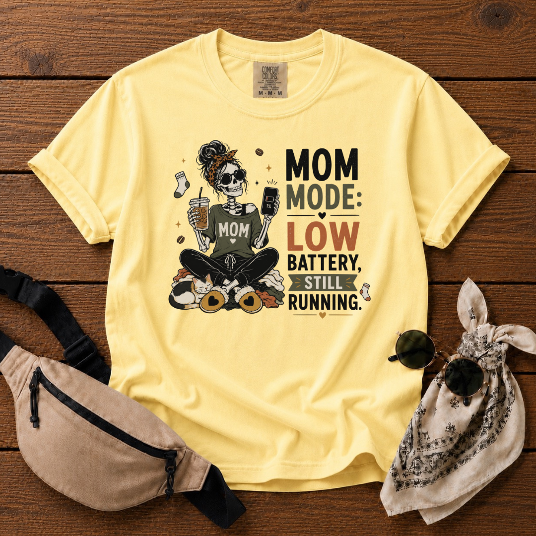 Mom Battery Low T-Shirt