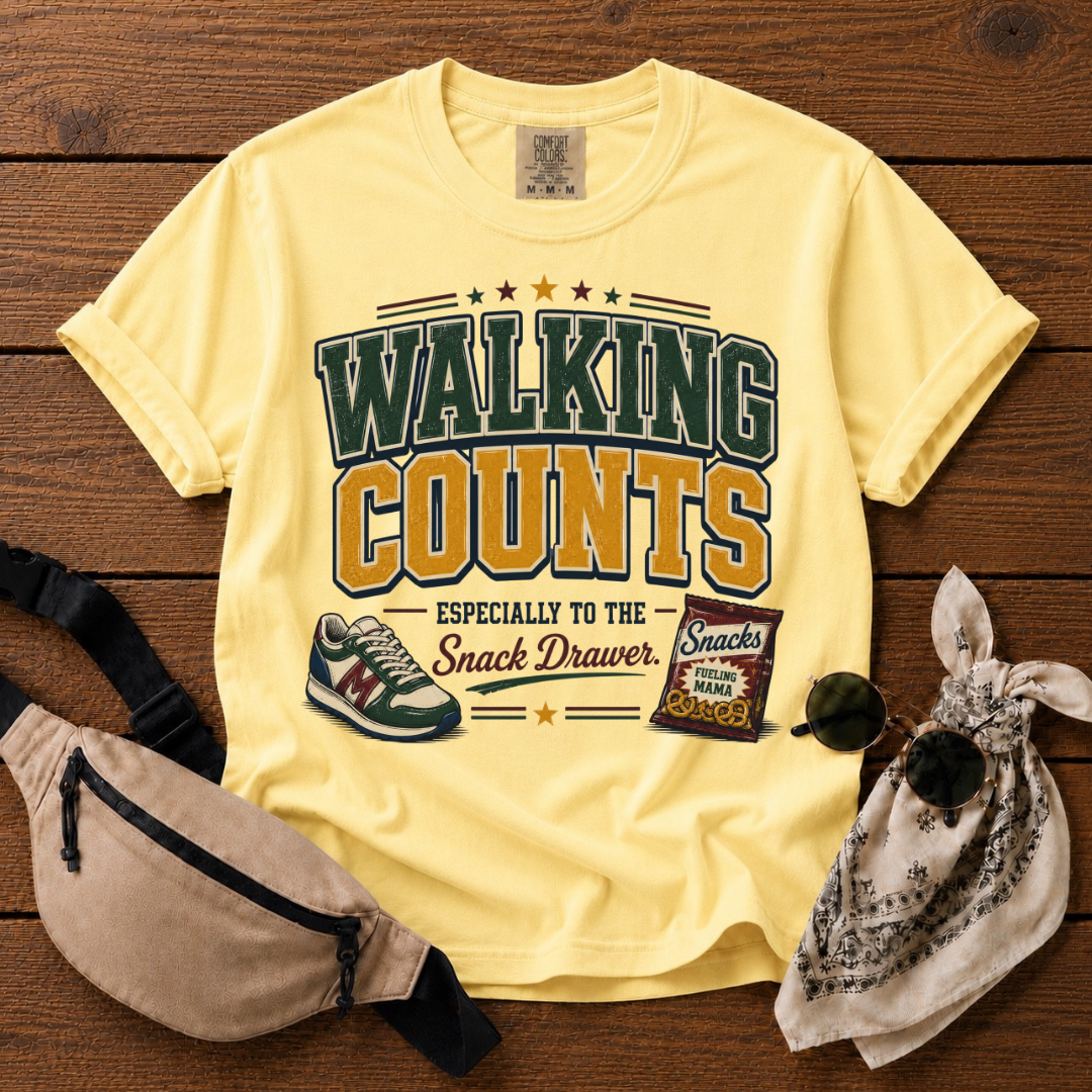 Walking Counts Mom T-Shirt