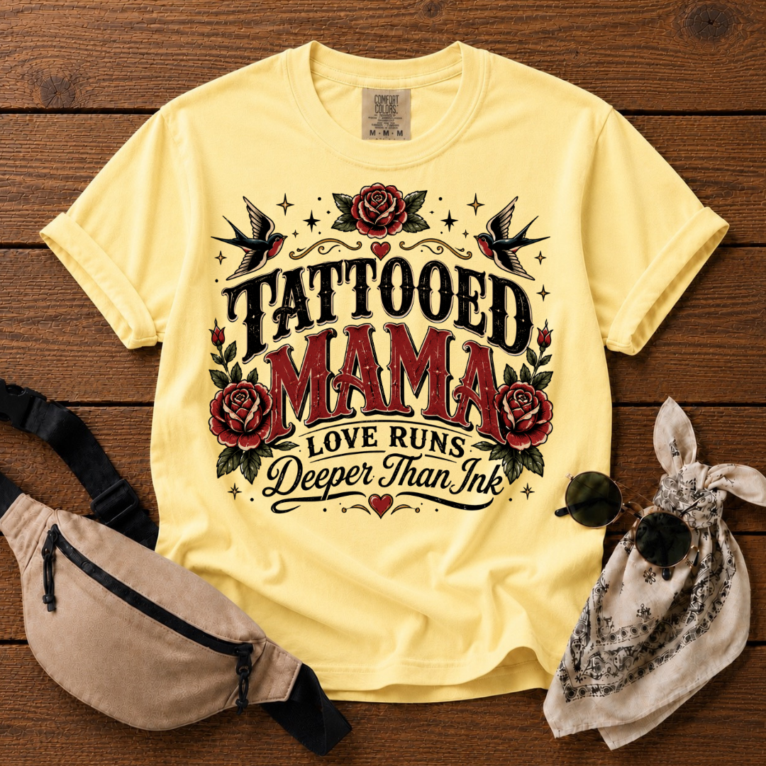 Love Tattooed Mama T-Shirt