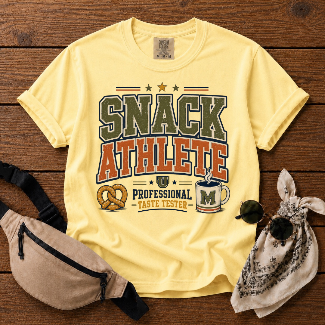 Snack Athlete Mom T-Shirt