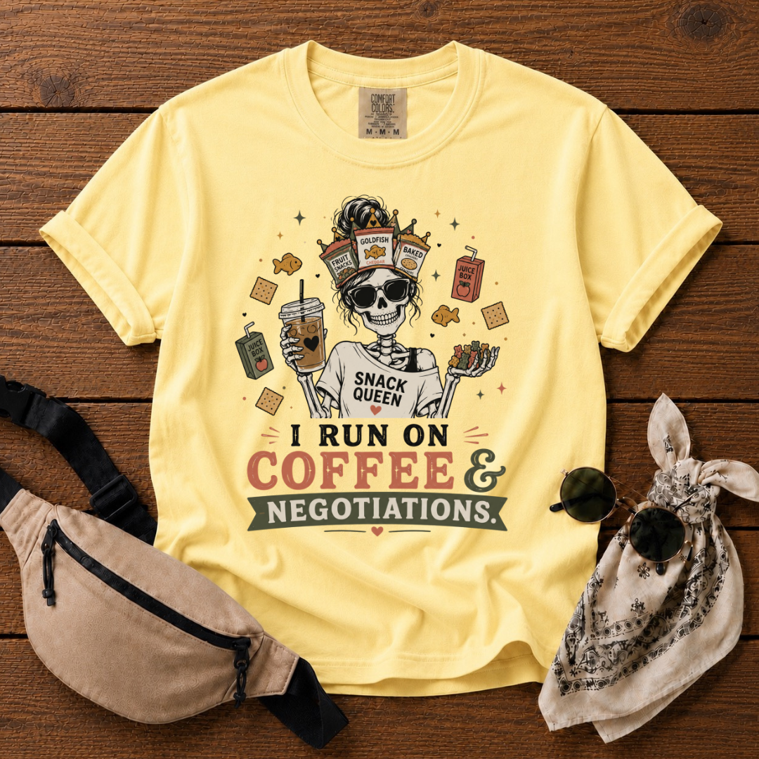 Coffee And Negotiations Mama T-Shirt