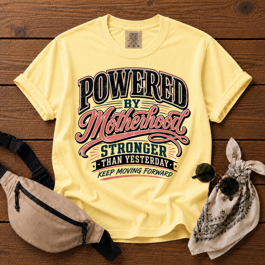 Powered By Motherhood T-Shirt