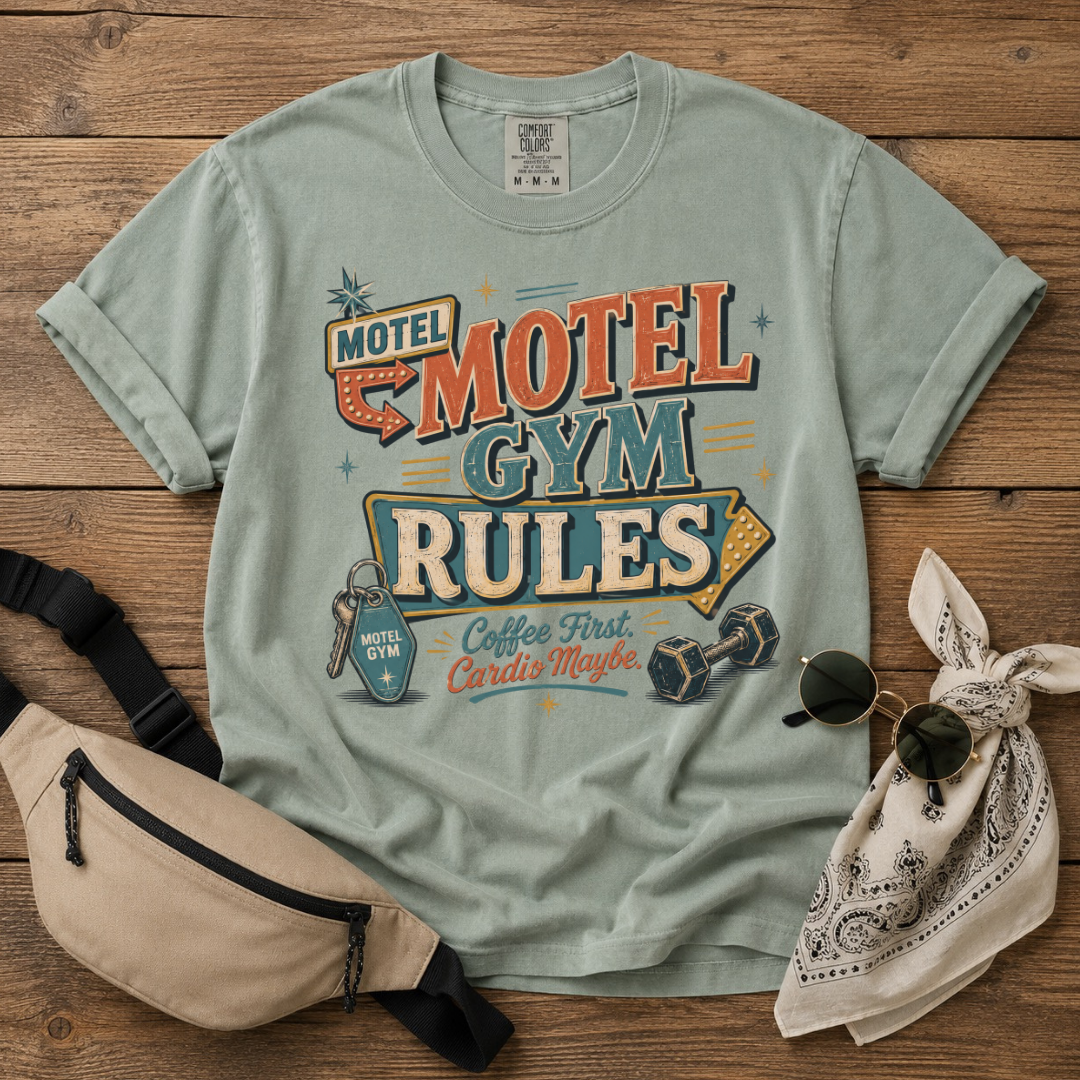 Motel Gym Rules Mama T-Shirt