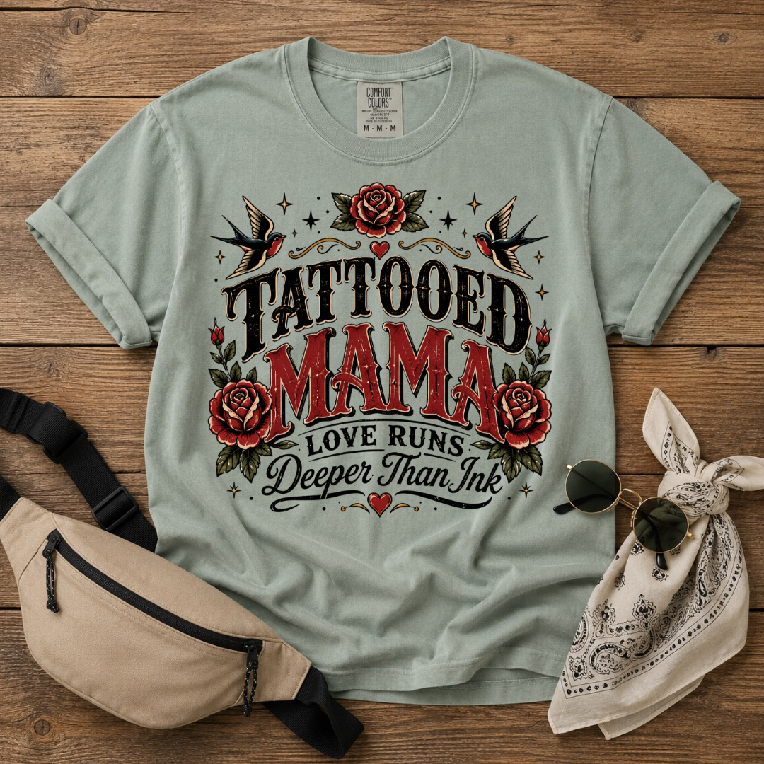 Love Tattooed Mama T-Shirt
