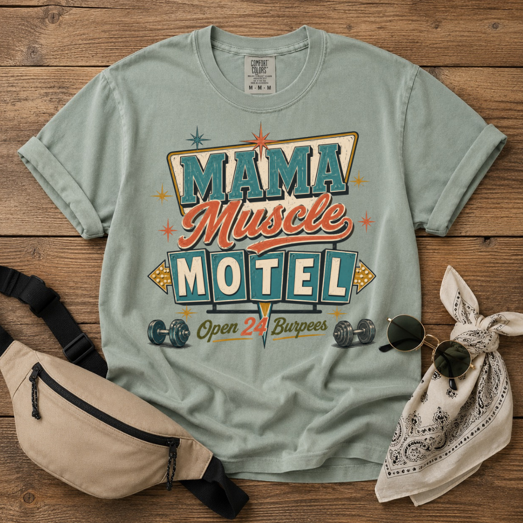 Mama Muscle Motel T-Shirt