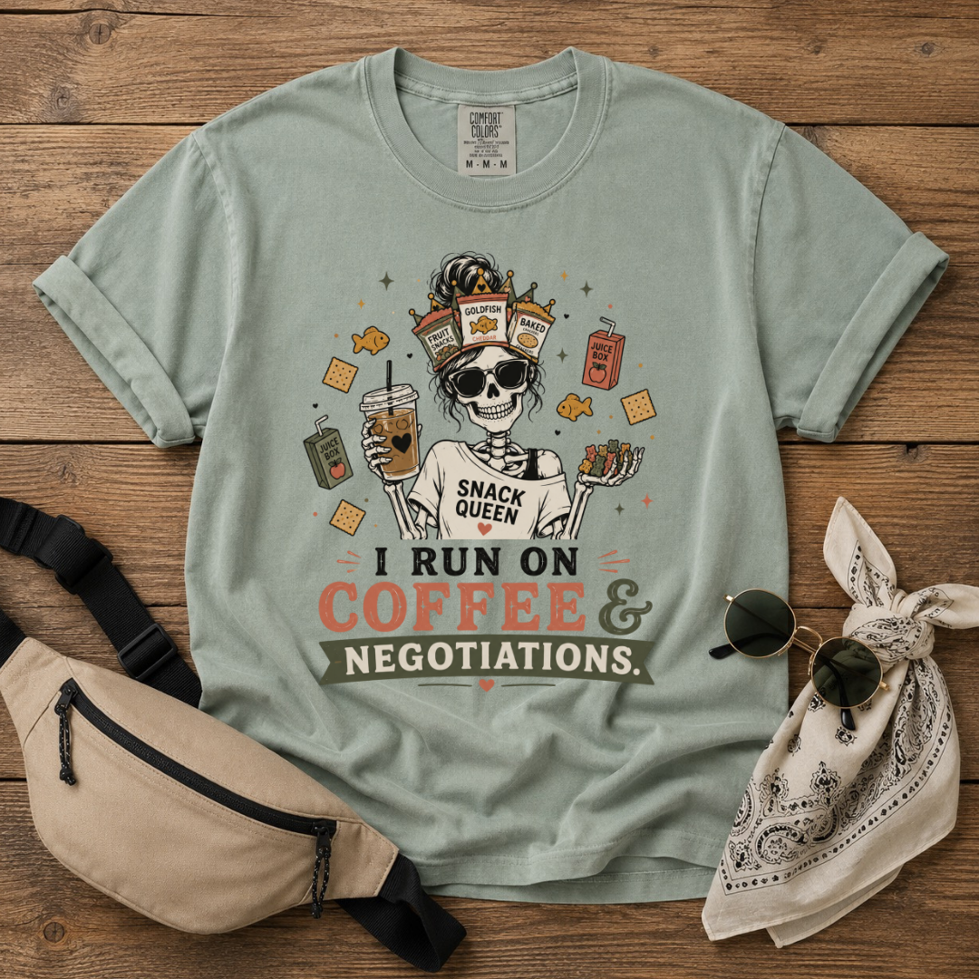 Coffee And Negotiations Mama T-Shirt