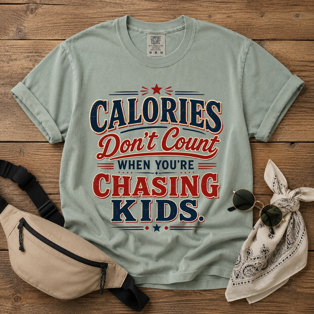 Chasing Kids Mom T-Shirt
