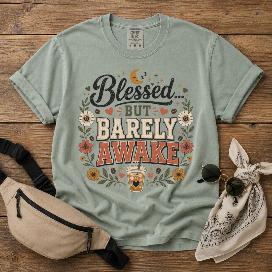 Barely Awake Mom T-Shirt