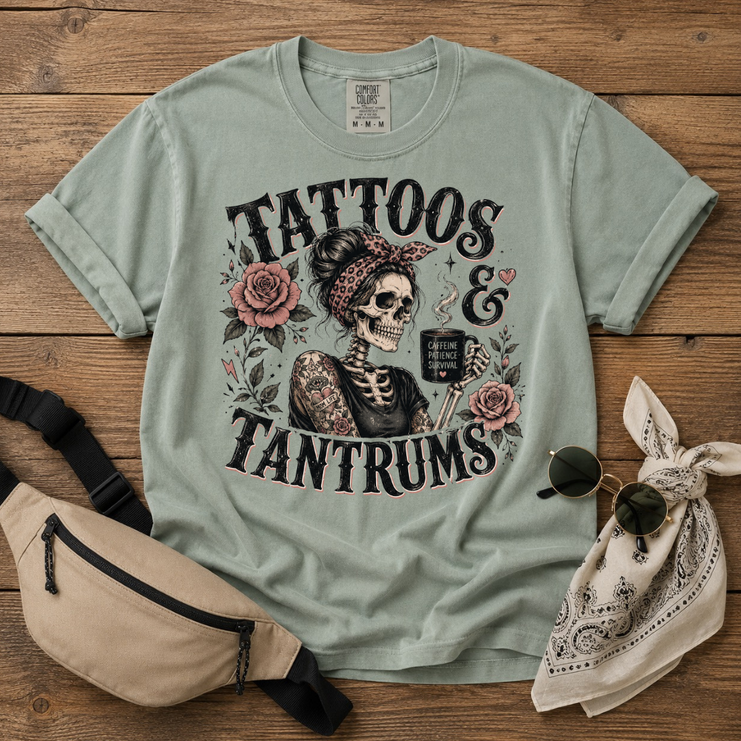 Tattoos And Tantrums Mom T-Shirt