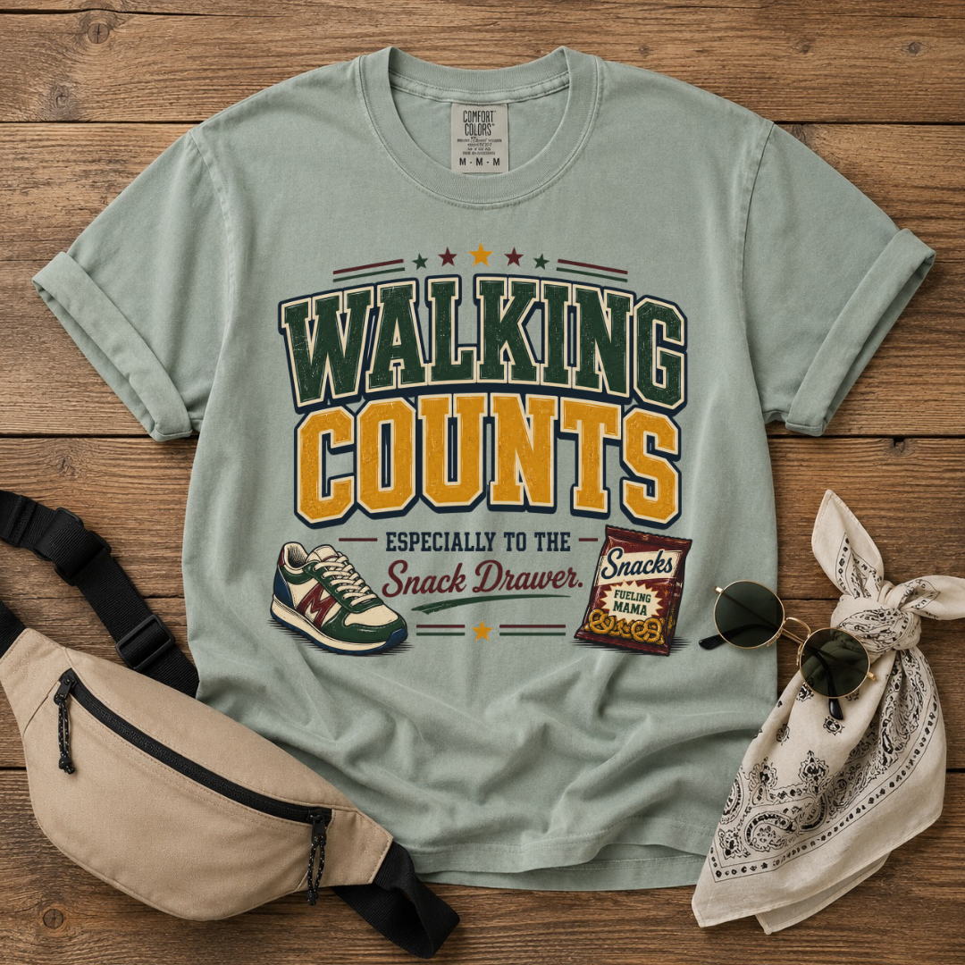 Walking Counts Mom T-Shirt