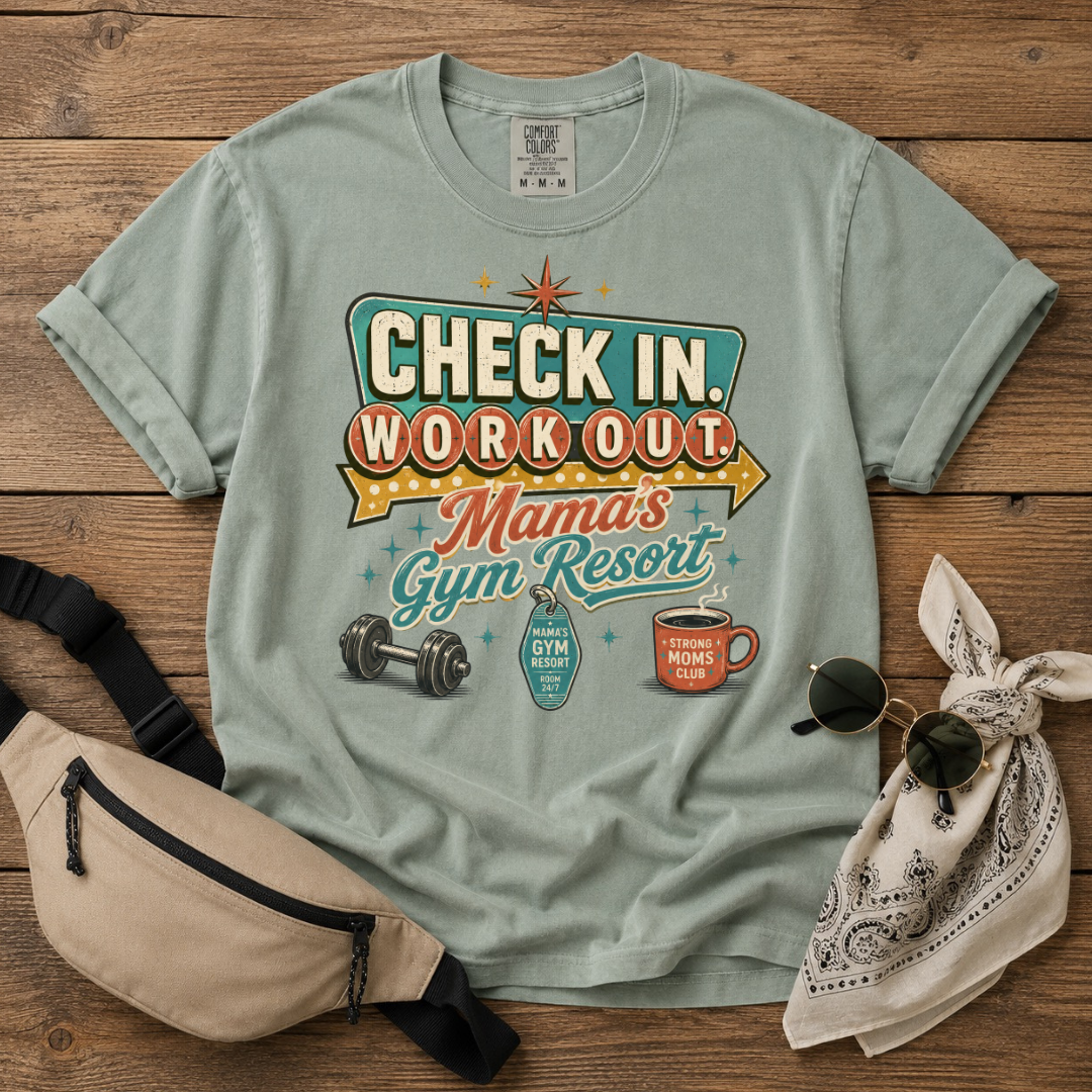 Check-in Workout Mama T-Shirt