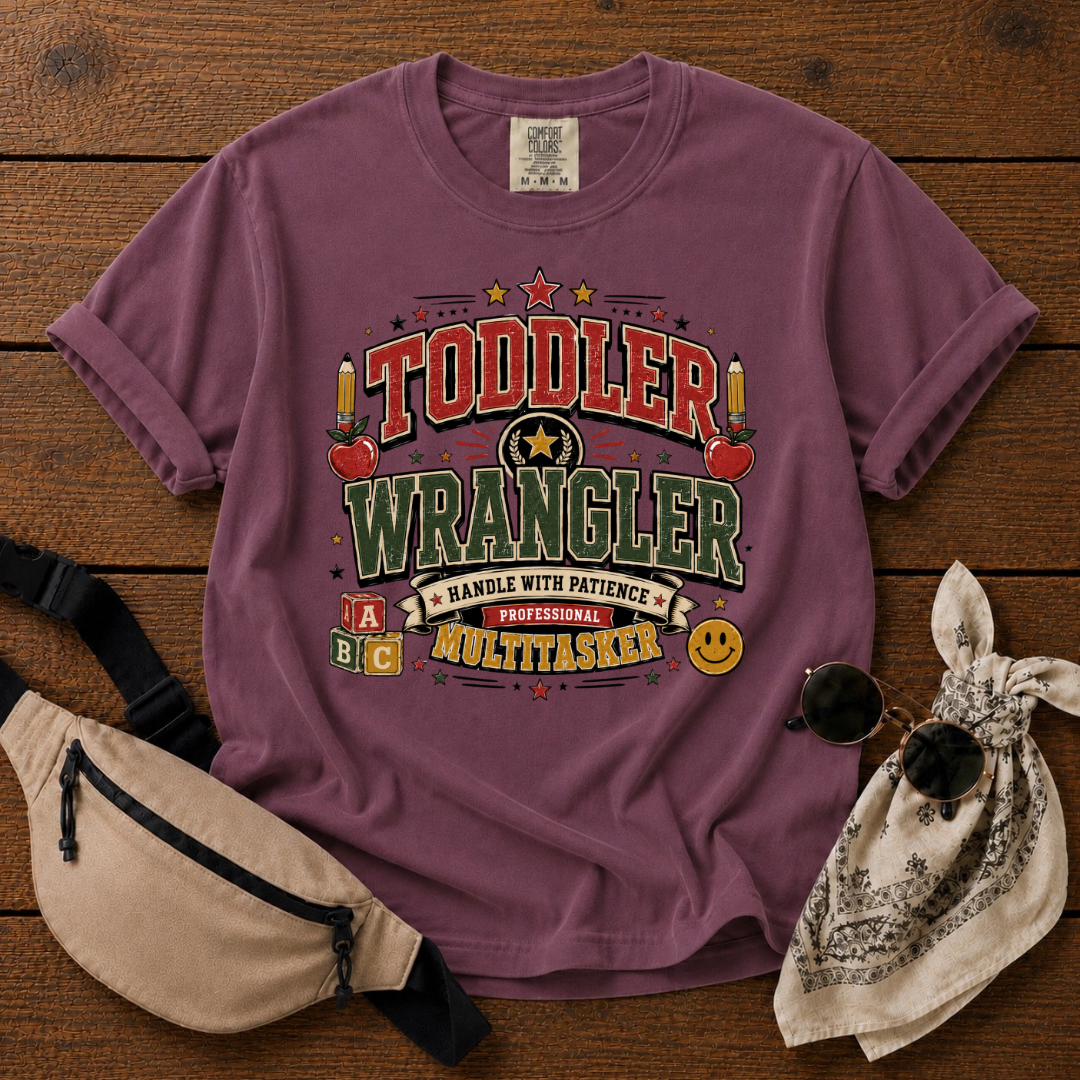 Toddler Wrangler Mom T-Shirt