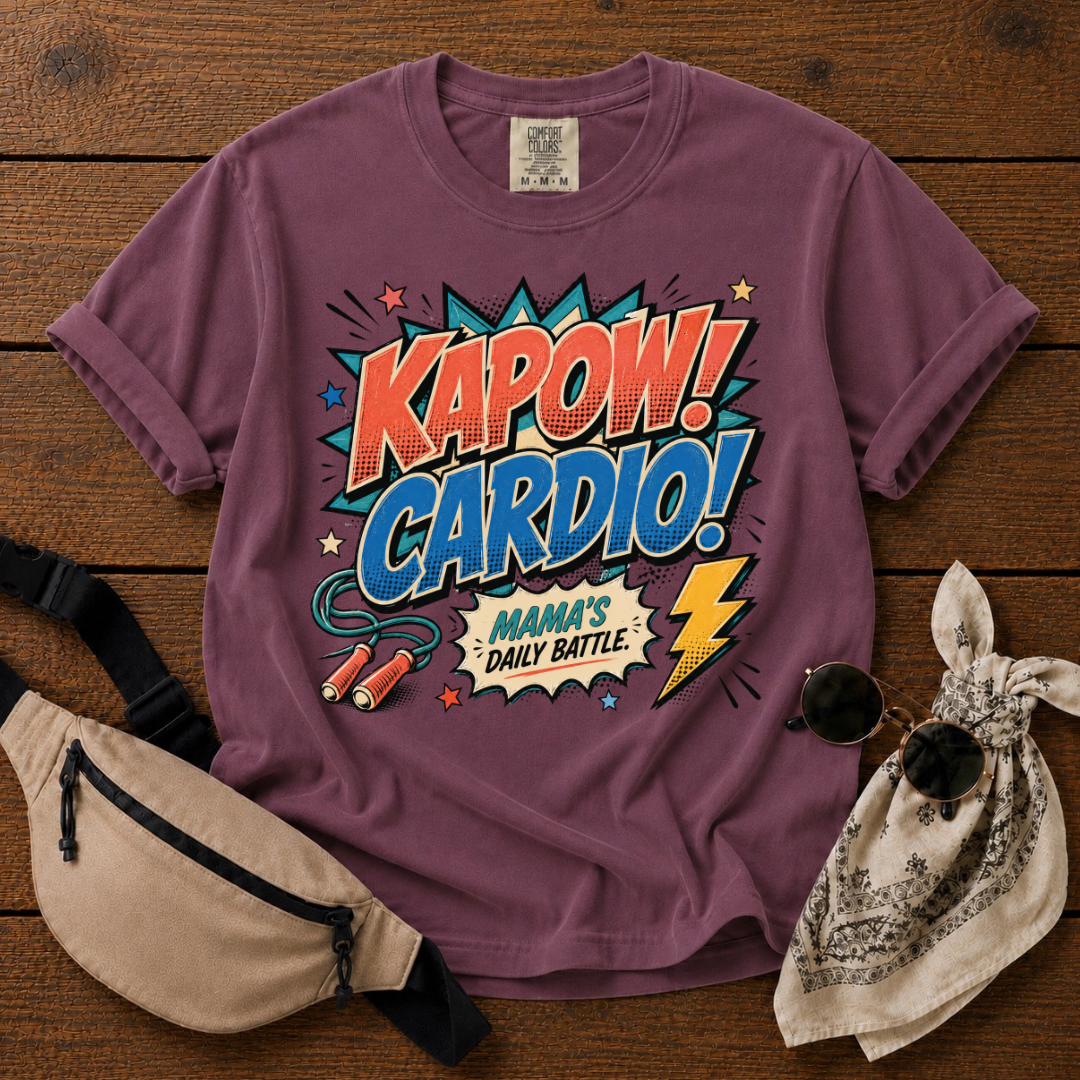 Cardio Mama's Daily Battle T-Shirt