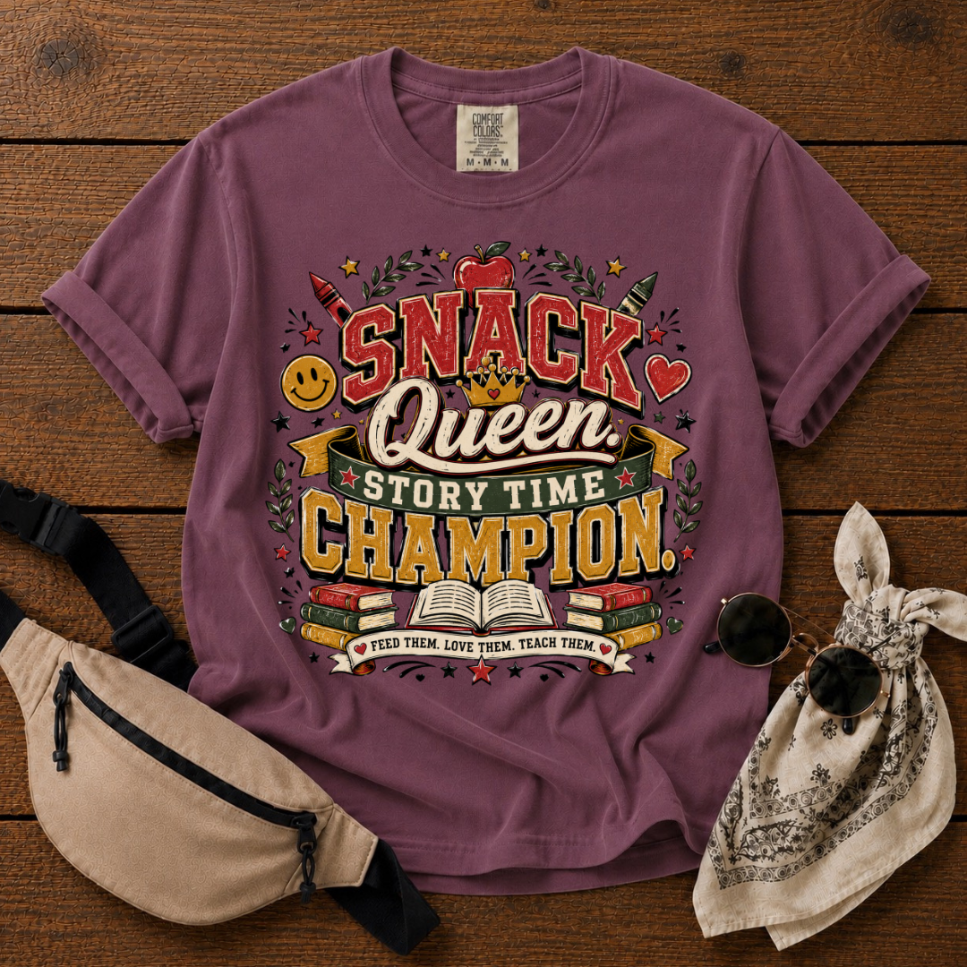 Snack Queen Mama T-Shirt