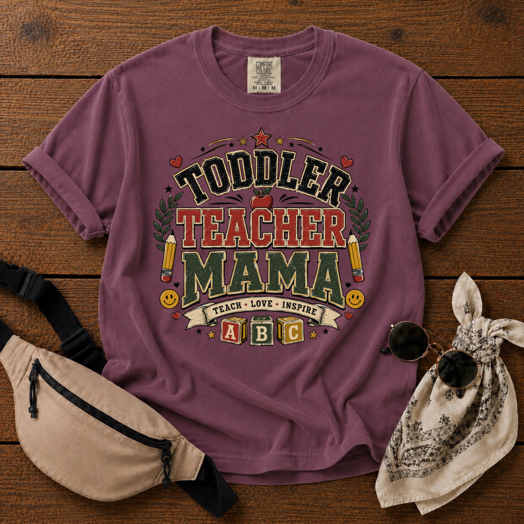 Toddler Teacher Mama T-Shirt