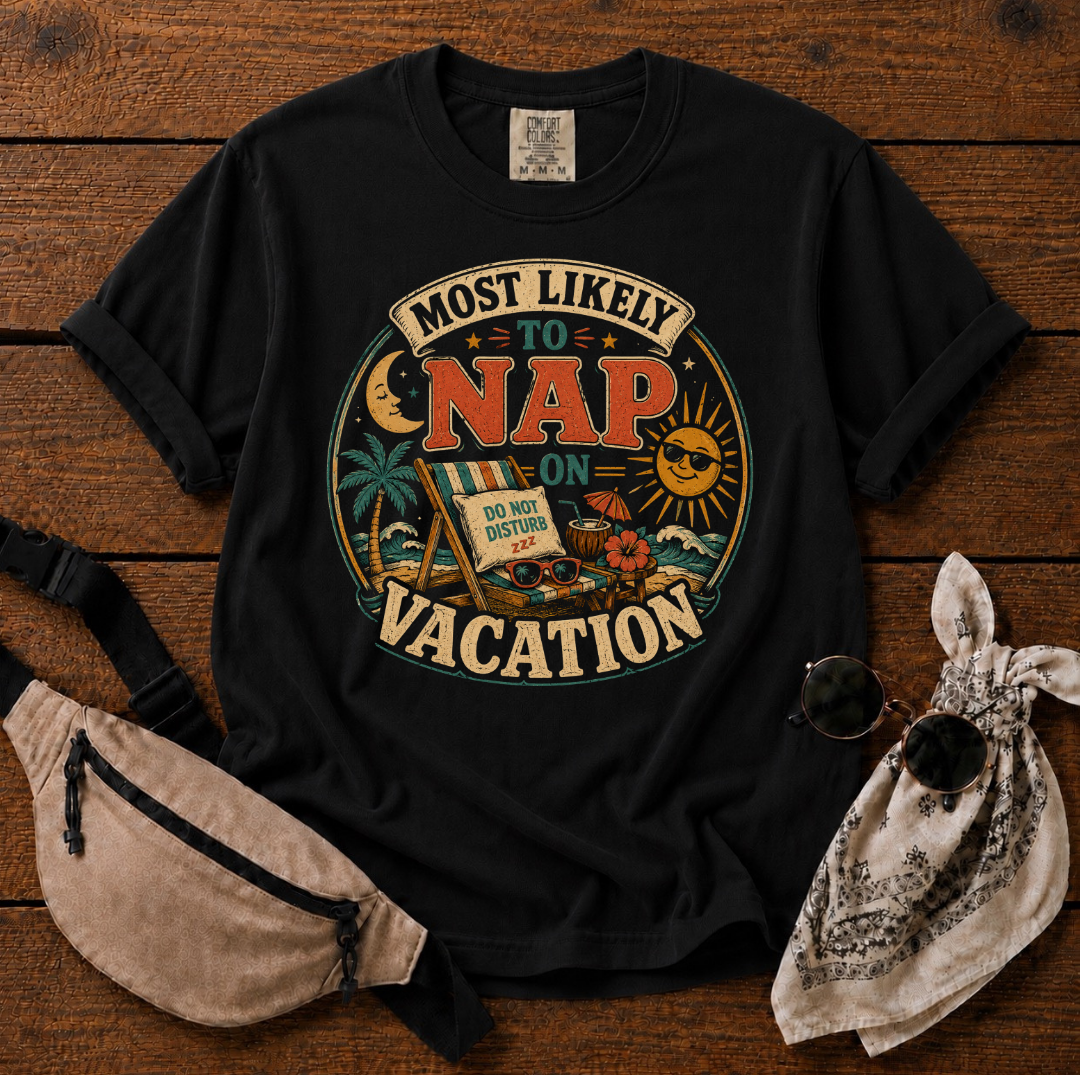 Nap On Vacation T-Shirt
