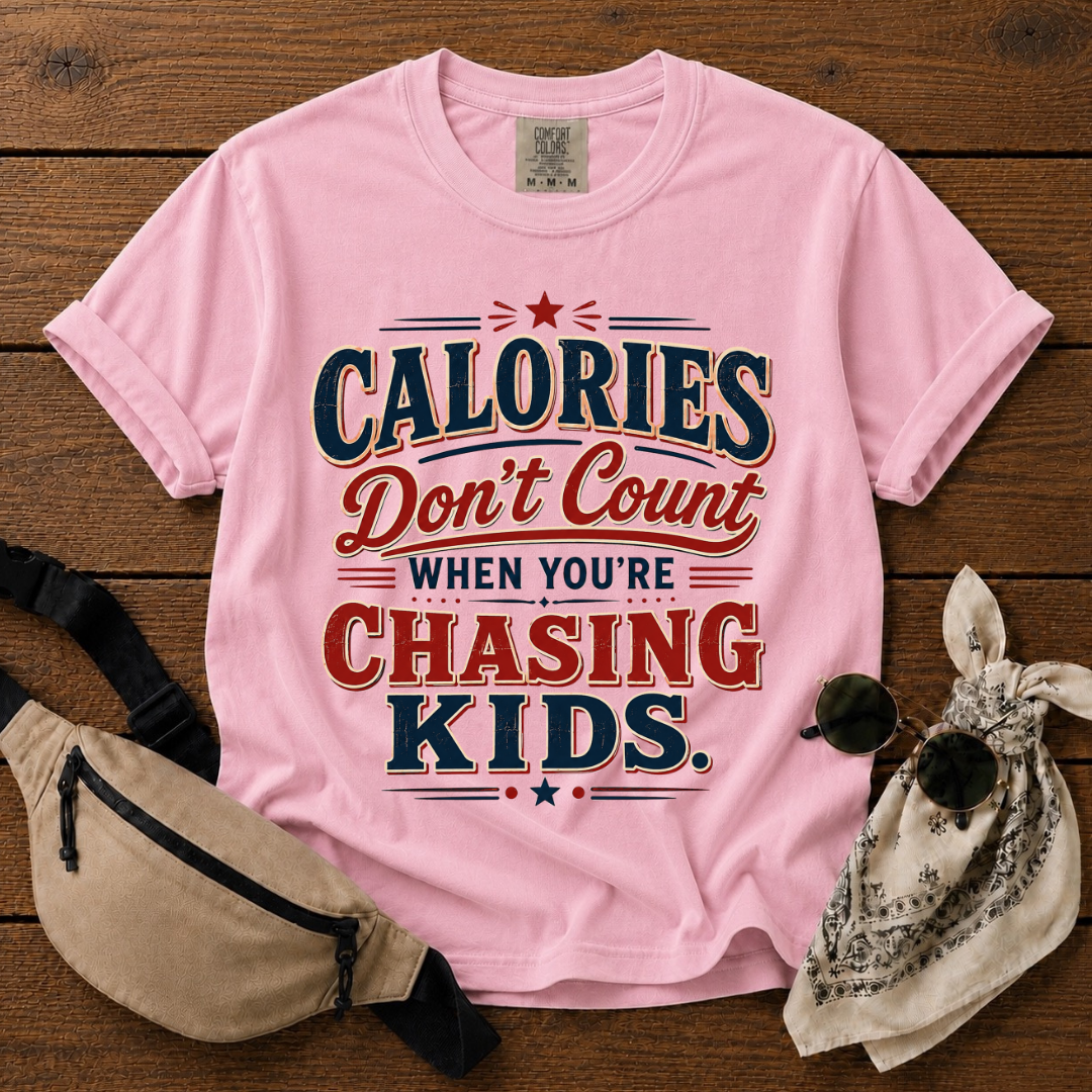 Chasing Kids Mom T-Shirt