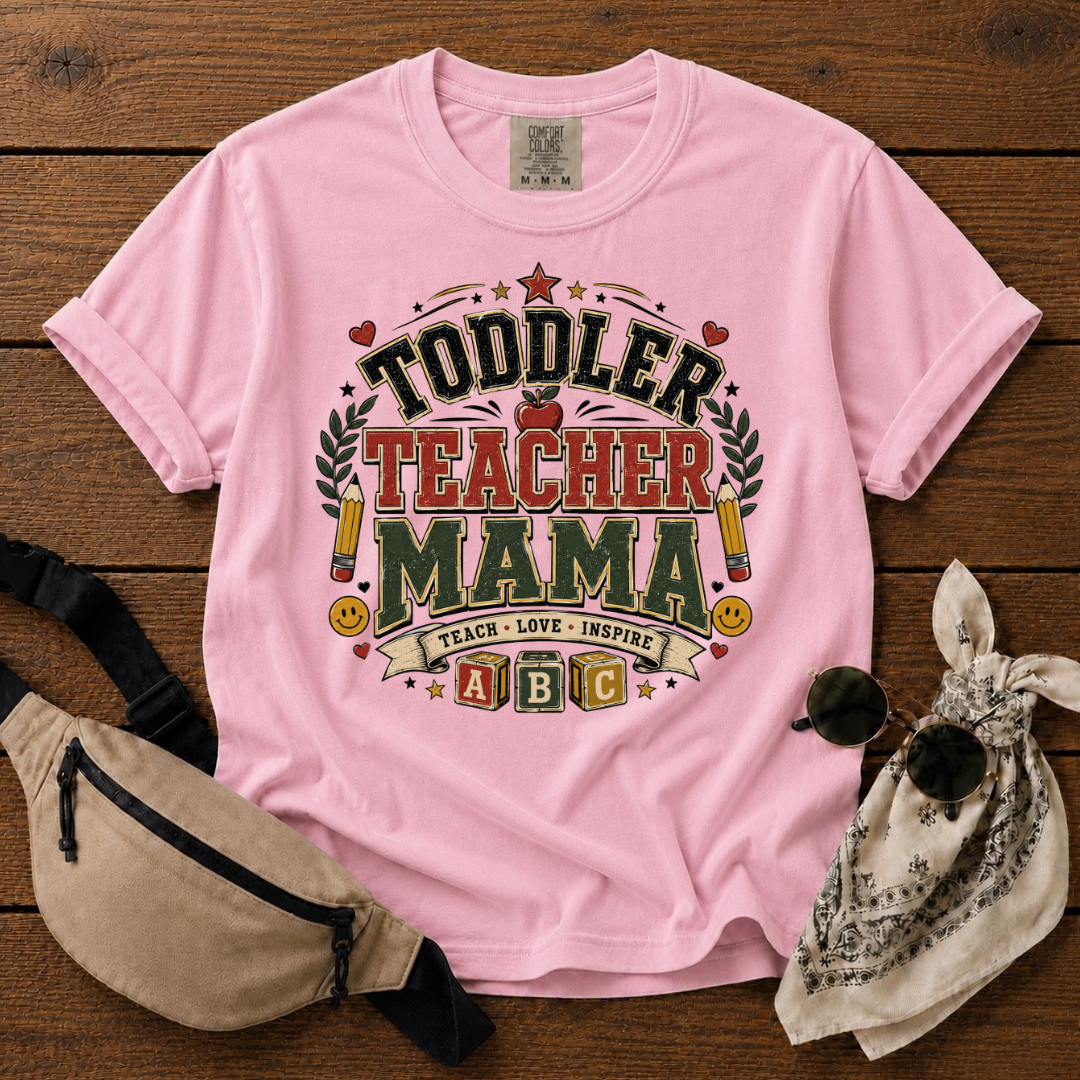 Toddler Teacher Mama T-Shirt