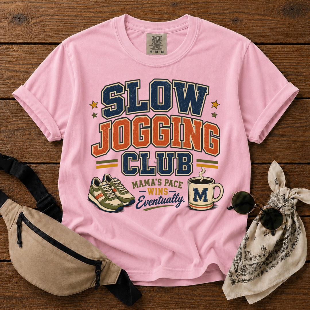Slow Jogging Club Mom T-Shirt