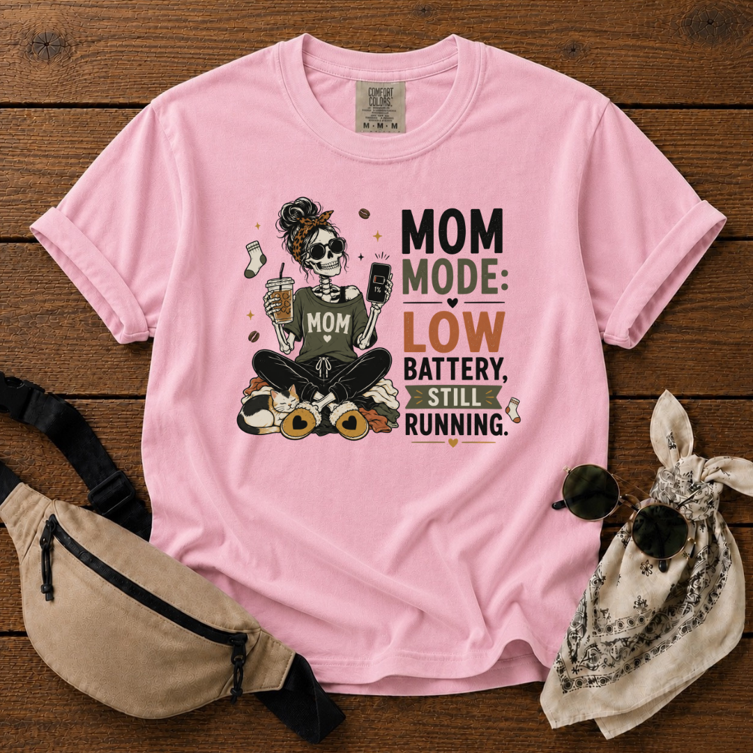 Mom Battery Low T-Shirt