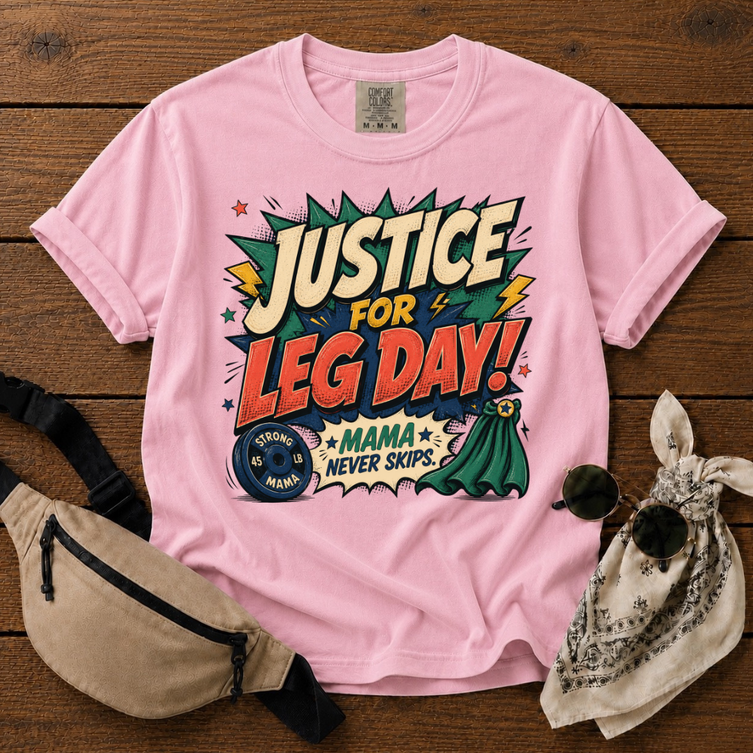 Justice For Leg Day Mom T-Shirt