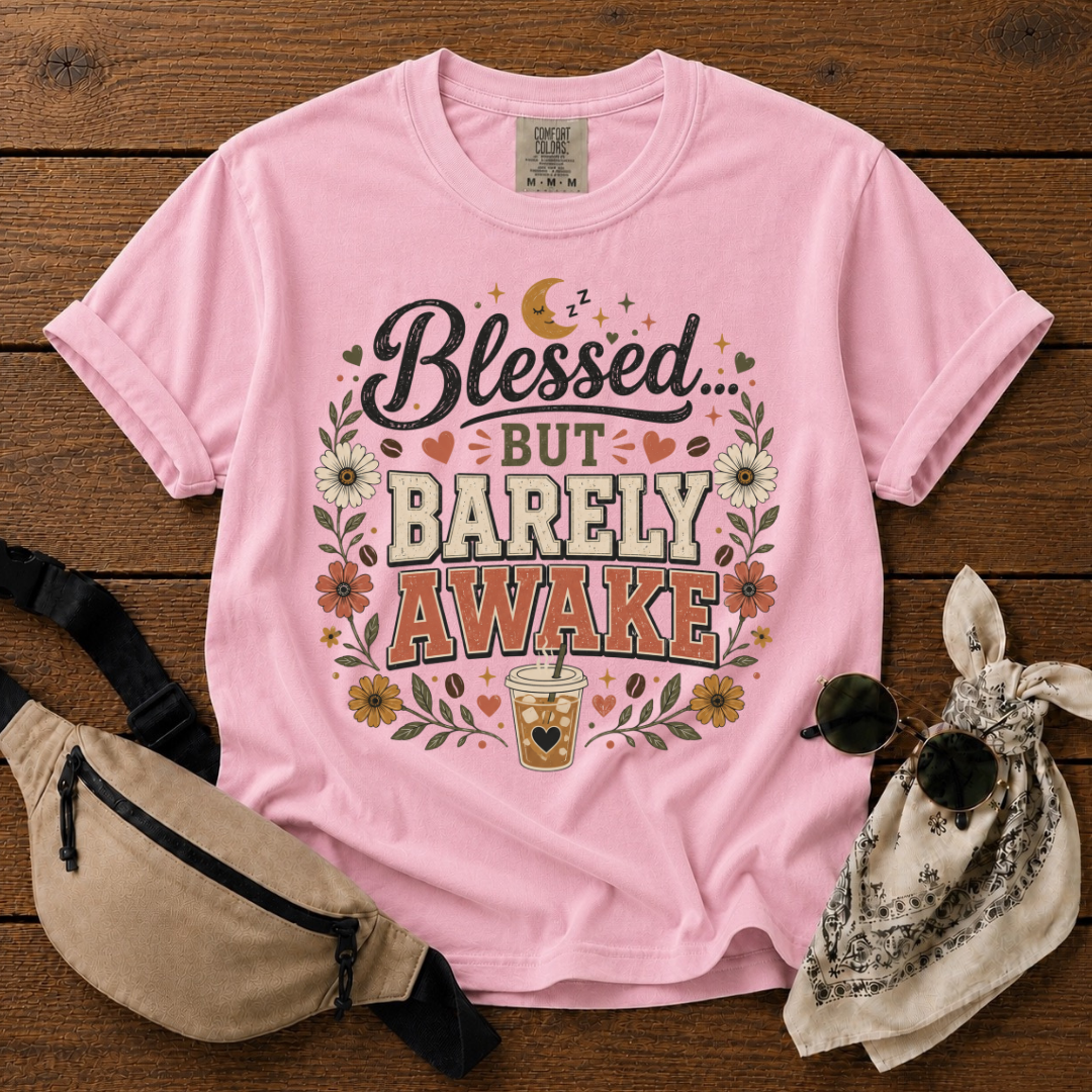 Barely Awake Mom T-Shirt