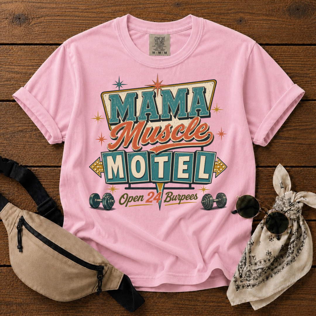 Mama Muscle Motel T-Shirt