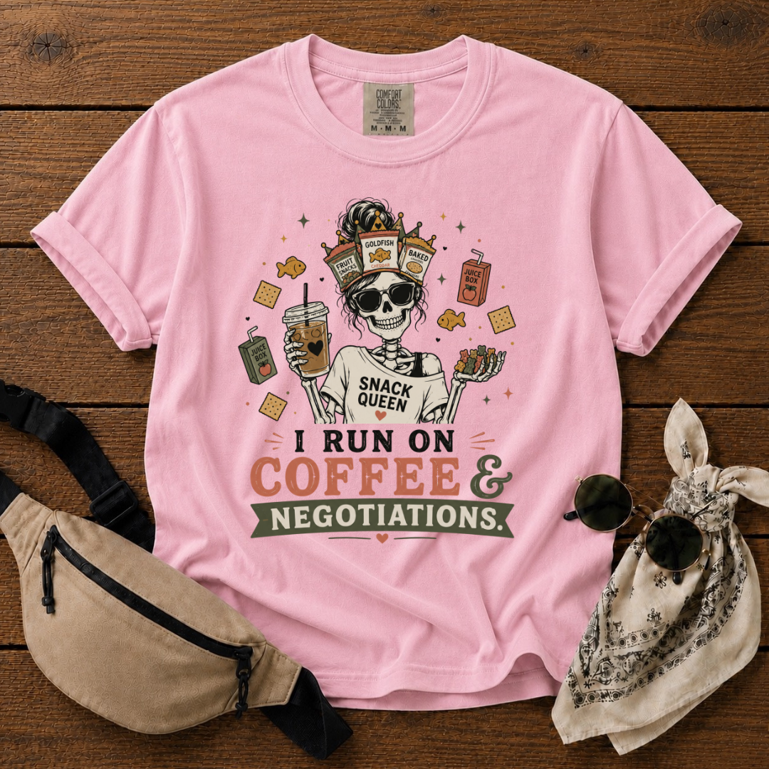 Coffee And Negotiations Mama T-Shirt