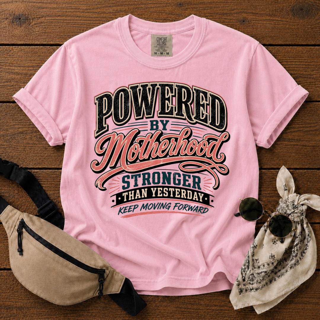 Powered By Motherhood T-Shirt