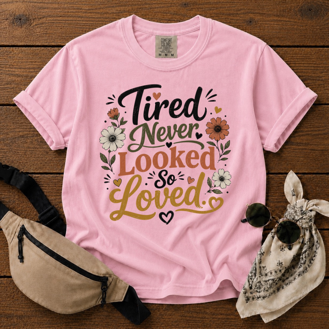 Tired But Loved Mama T-Shirt