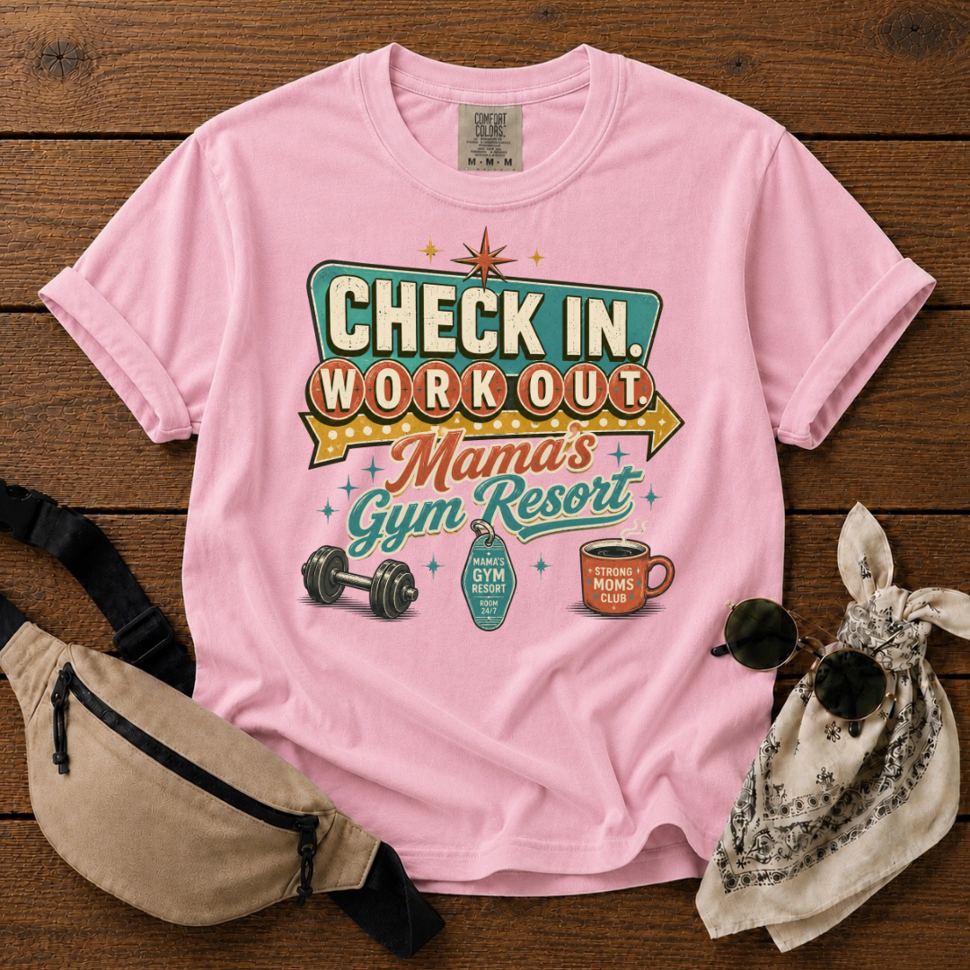 Check-in Workout Mama T-Shirt