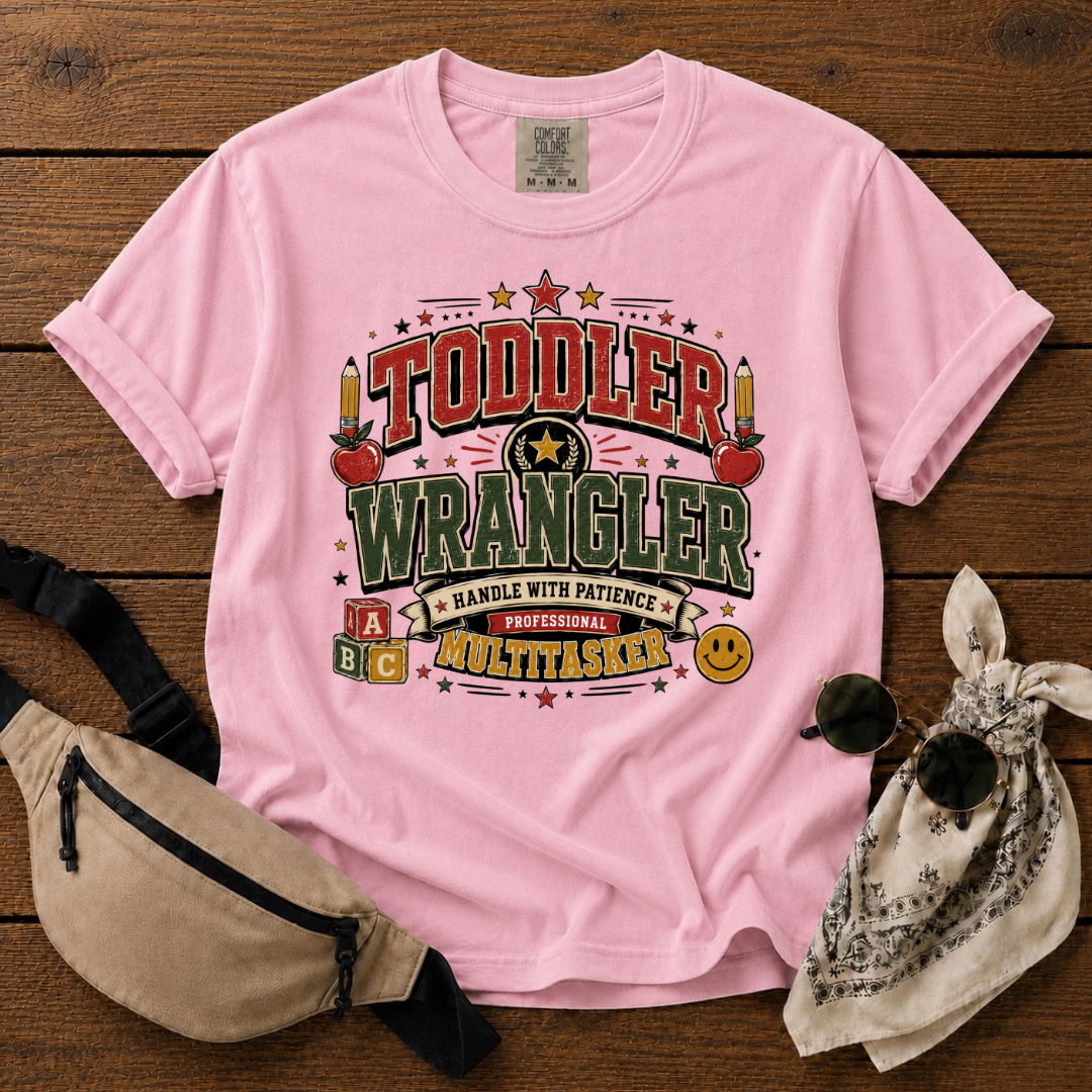 Toddler Wrangler Mom T-Shirt