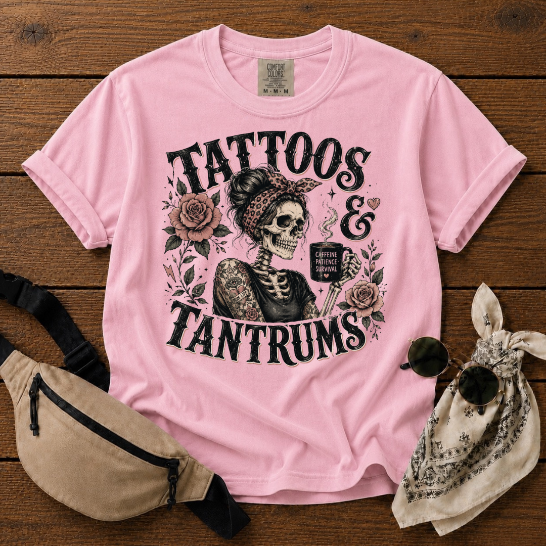 Tattoos And Tantrums Mom T-Shirt