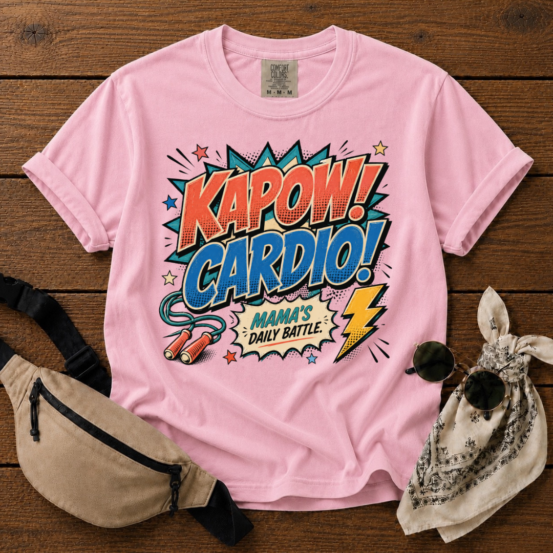 Cardio Mama's Daily Battle T-Shirt
