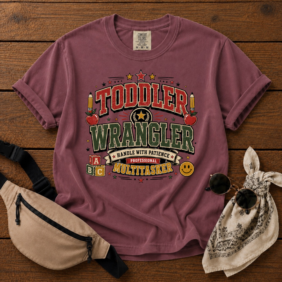Toddler Wrangler Mom T-Shirt