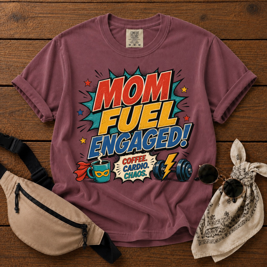 Mom Fuel Engaged T-Shirt