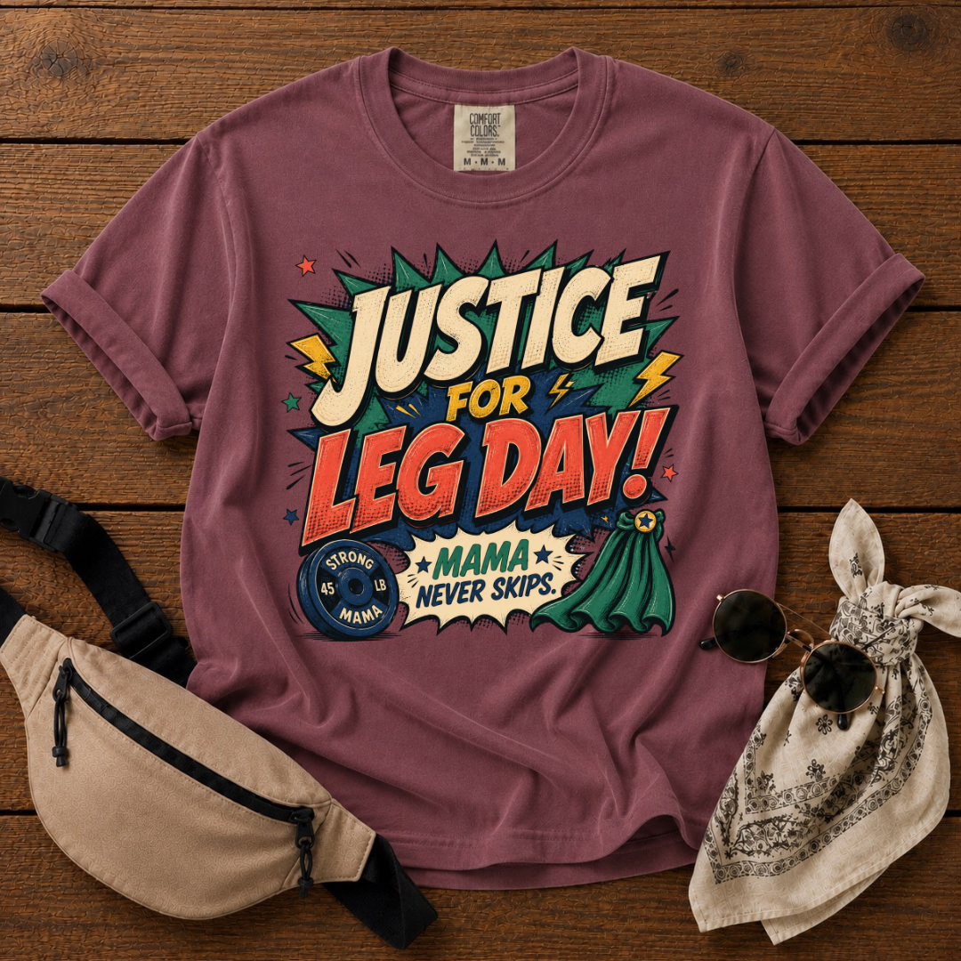 Justice For Leg Day Mom T-Shirt