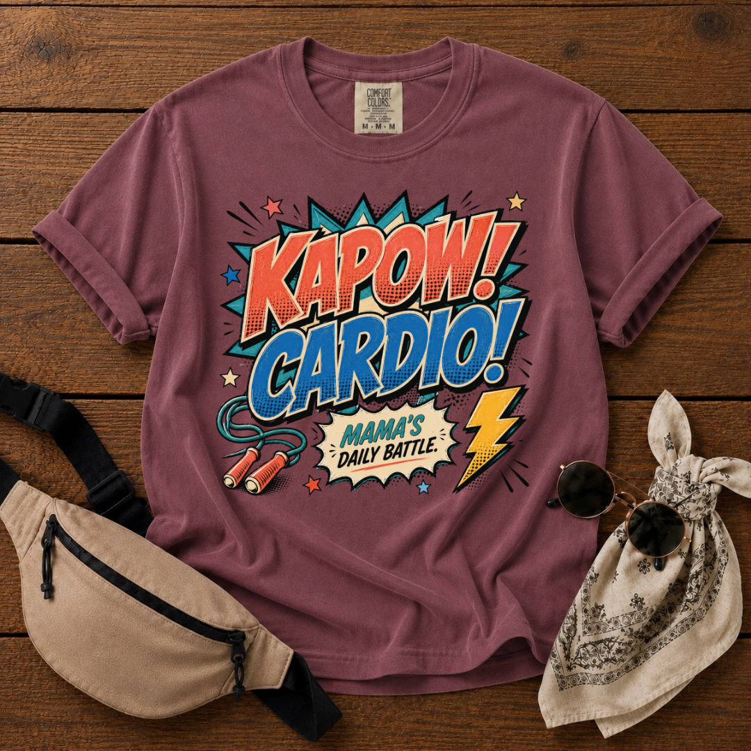 Cardio Mama's Daily Battle T-Shirt