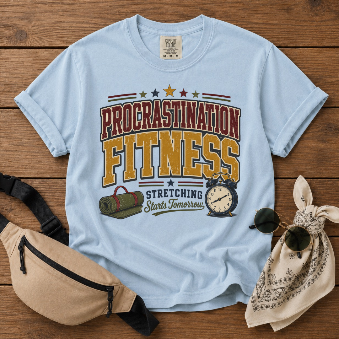 Procrastinate Fitness Mom T-Shirt