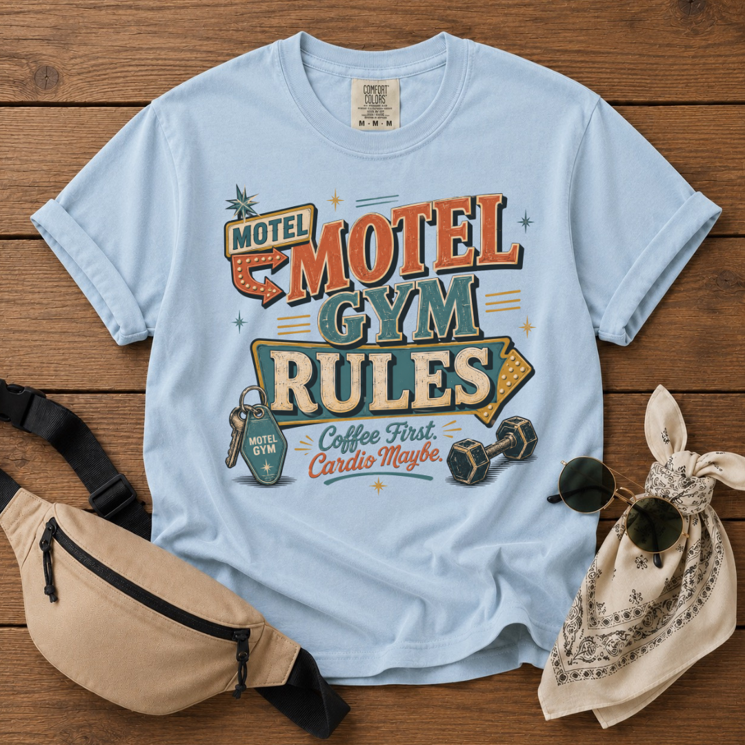 Motel Gym Rules Mama T-Shirt