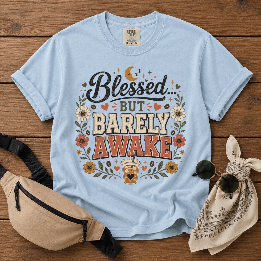 Barely Awake Mom T-Shirt