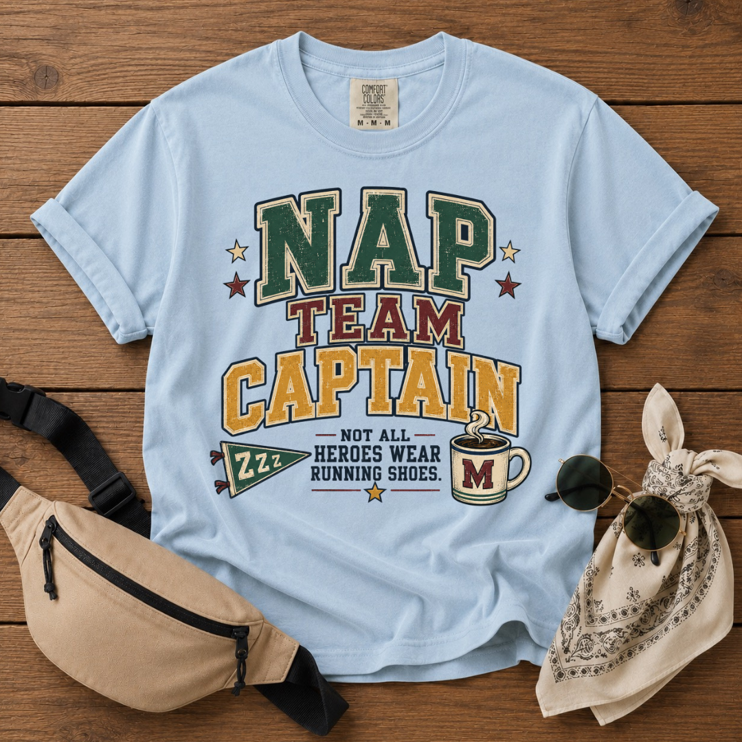 Nap Team Captain Mom T-Shirt