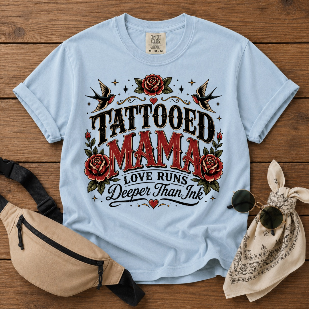 Love Tattooed Mama T-Shirt