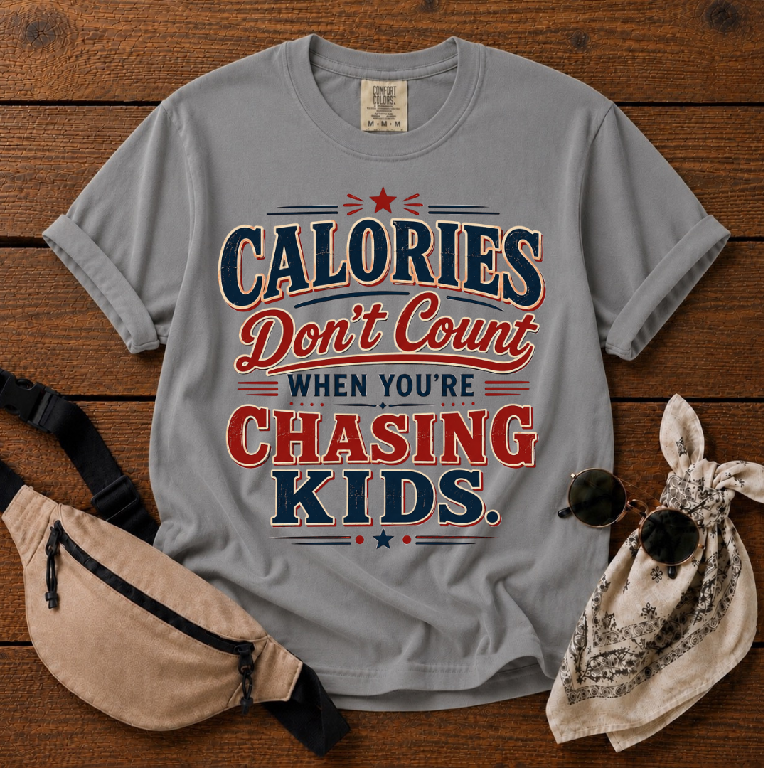 Chasing Kids Mom T-Shirt