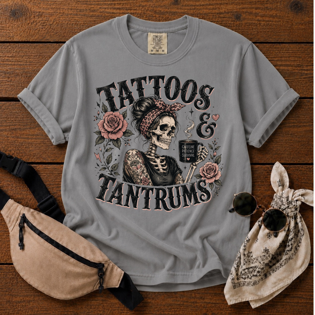 Tattoos And Tantrums Mom T-Shirt